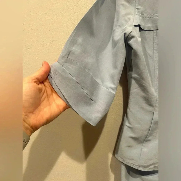 JASON WU Blue Midi Button Up Dress / Size 0 / - Picture 5 of 10